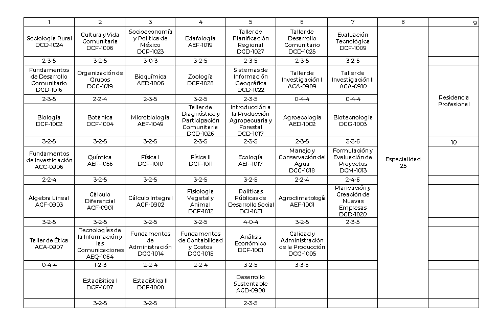 Plan de Estudios Gastronomía